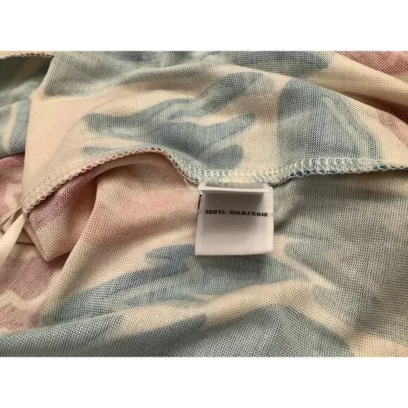 DIANE von FURSTENBERG ”KADEN” KNIT SILK FLORAL PRINT OVER THE HEAD STYLE DRESS 8 - Picture 8 of 11